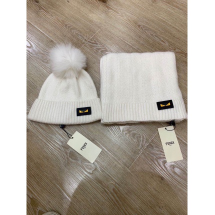 New Arrivals Fendi Scarf and Beanies A set in 193320