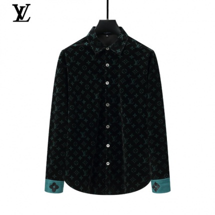 New Arrivals Louis Vuitton Thick Shirts For Men in 193703