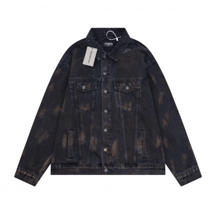 New Balenciaga Denim jacket for High quality for men and women XS-L in 193738