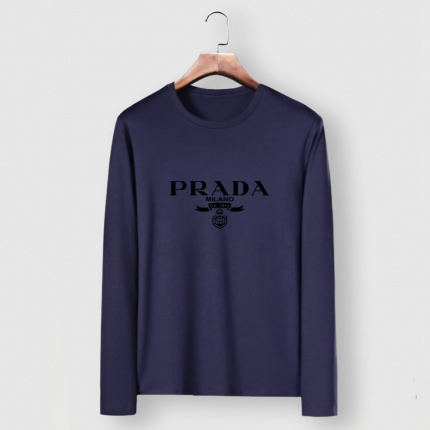 New Arrivals Prada Long Sleeve T-shirts For Men in 193992