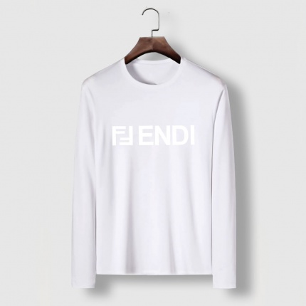 New Arrivals Fendi Long Sleeve T-shirts For Men in 194005