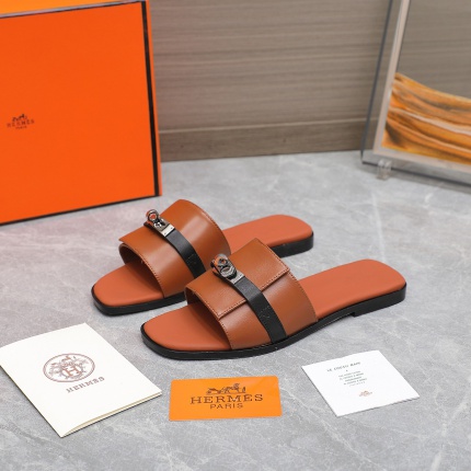 New Arrivals High qualilty Hermes Slippers For Women in 194296