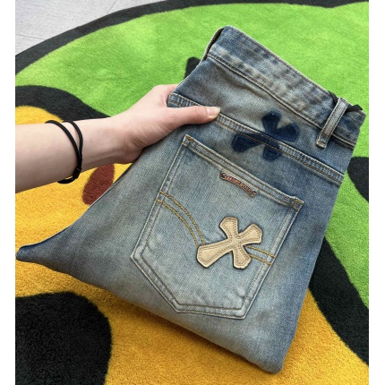 New Arrivals Chrome Hearts Jeans For Men in 194357