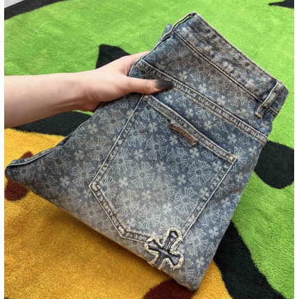 New Arrivals Chrome Hearts Jeans For Men in 194358