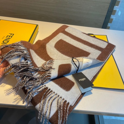 New Arrivals Fendi Cashmere Scarf in 194372
