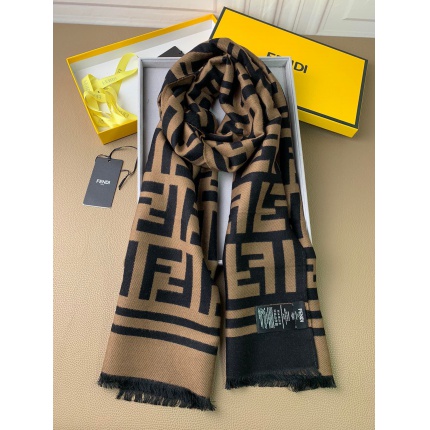 New Arrivals Fendi Cashmere Scarf in 194375