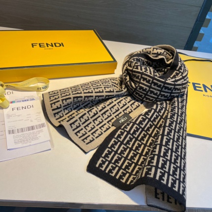 New Arrivals Fendi Cashmere Scarf in 194378
