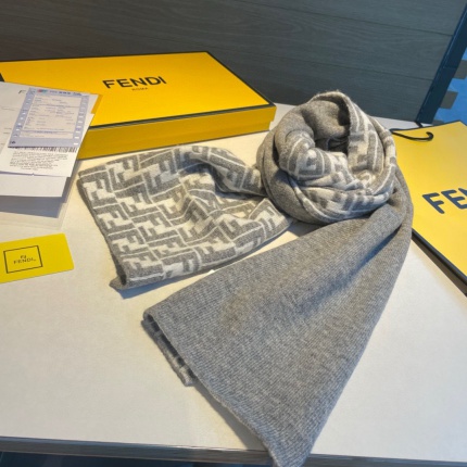 New Arrivals Fendi Cashmere Scarf in 194381
