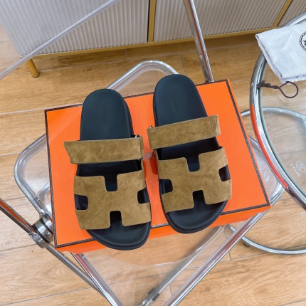 New Arrivals Hermes Slippers Size 35-45 in 194918