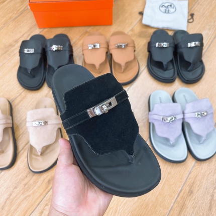 New Arrivals Hermes Slippers Size 35-45 in 194926