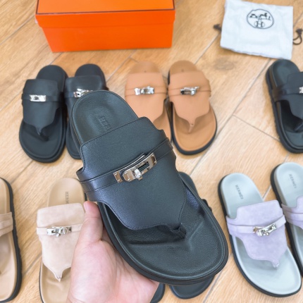 New Arrivals Hermes Slippers Size 35-45 in 194928