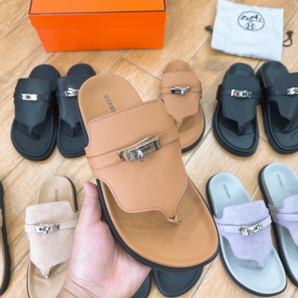 New Arrivals Hermes Slippers Size 35-45 in 194929