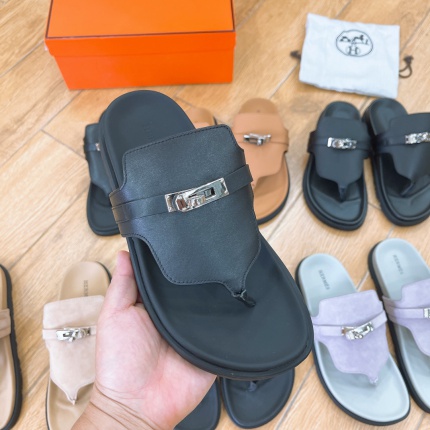 New Arrivals Hermes Slippers Size 35-45 in 194930