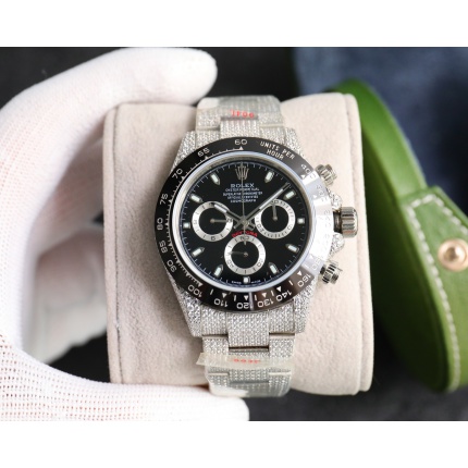 Rolex Cosmic chronograph Dattona full diamond Swarovski 7750 movement in 195085