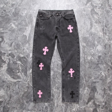 New Arrivals Chrome Hearts Jeans in high quality in 195091