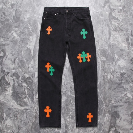 New Arrivals Chrome Hearts Jeans in high quality in 195092