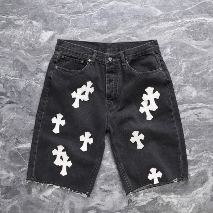 New Arrivals Chrome Hearts Short Jeans in high quality in 195094