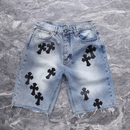 New Arrivals Chrome Hearts Short Jeans in high quality in 195099