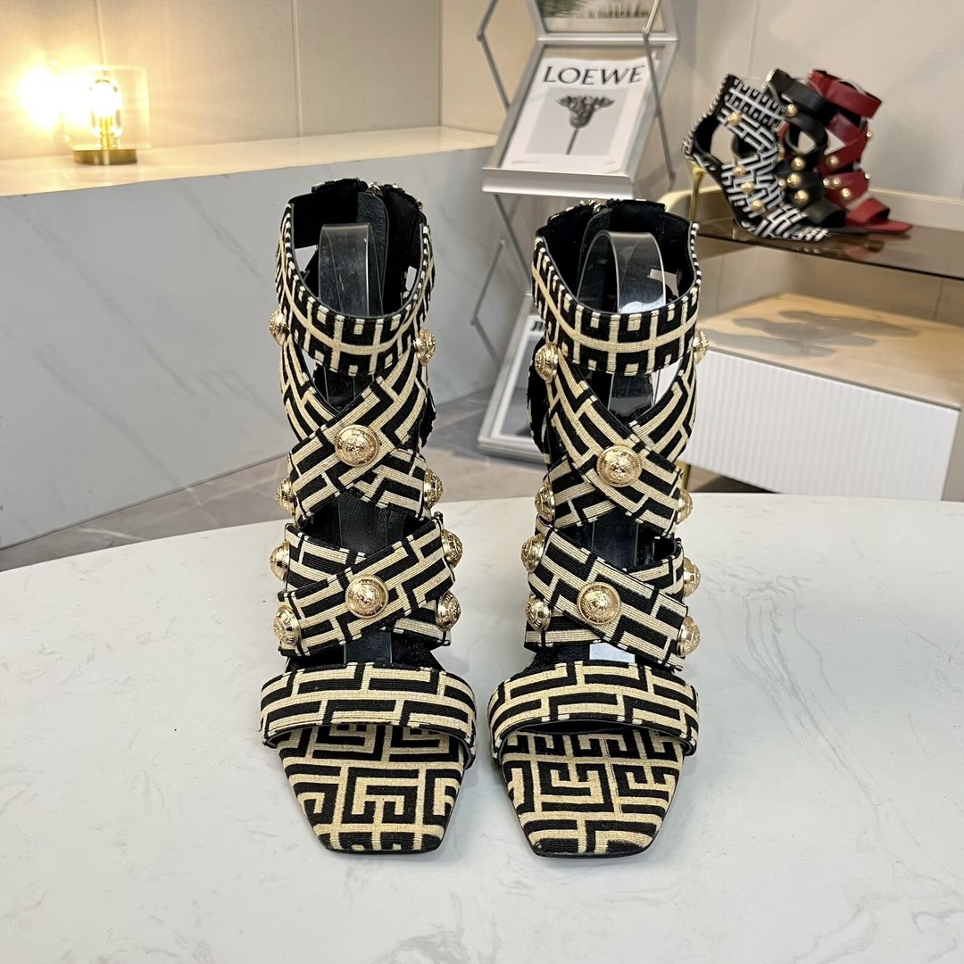 Cheap New Arrivals Balmain Heels For Women in 196124, $70 USD- [IB196124] - Replica Balmain Shoes for Women