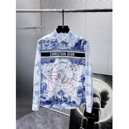 Dior Long Sleeve Polo Shirts for Men in 196961