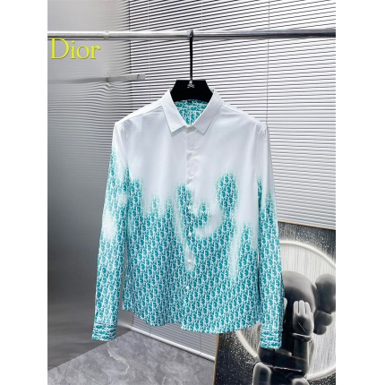 Dior Long Sleeve Polo Shirts for Men in 196962