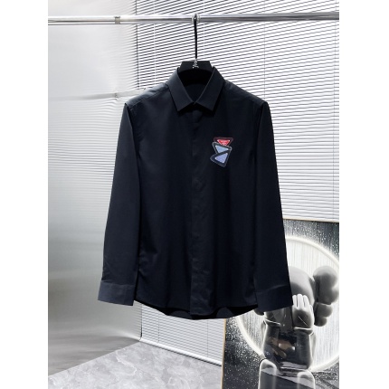 New Arrivals Prada Long Sleeve Shirts For Men in 197186