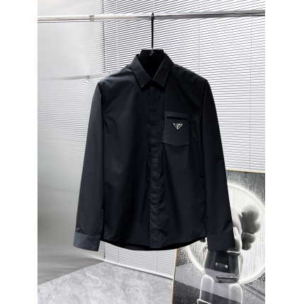 New Arrivals Prada Long Sleeve Shirts For Men in 197188