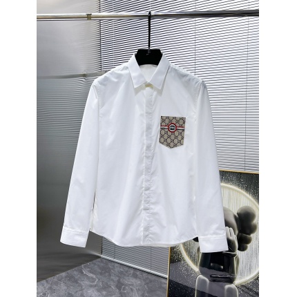New Arrivals Gucci Long Sleeve Shirts For Men in 197191