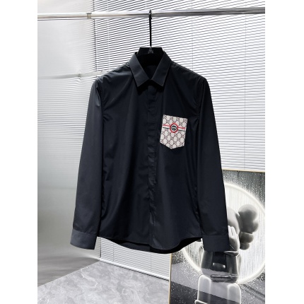 New Arrivals Gucci Long Sleeve Shirts For Men in 197192