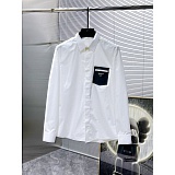 New Arrivals Prada Long Sleeve Shirts For Men in 197187