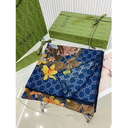 New Arrivals Gucci High quality Silk Cashmere Scarf in 197541