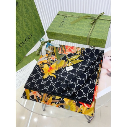 New Arrivals Gucci High quality Silk Cashmere Scarf in 197542