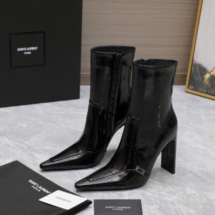 New Arrivals YSL Leather Long Boots For Women in 199039