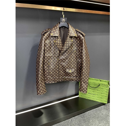 Original quality Louis Vuitton Leather Jackets For Men in 199410