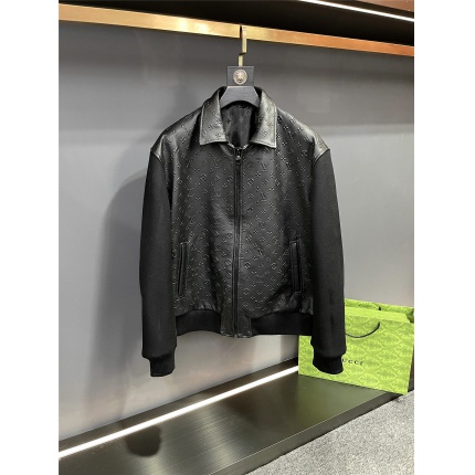 Original quality Louis Vuitton Leather Jackets For Men in 199423