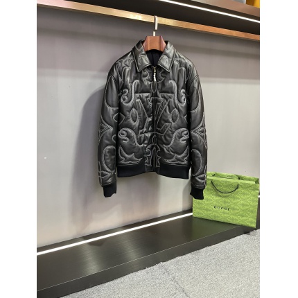 Original quality Louis Vuitton Leather Jackets For Men in 199426