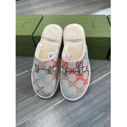 New Arrivals Gucci Fur Slippers Size 36-47 in 199448