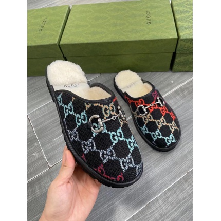New Arrivals Gucci Fur Slippers Size 36-47 in 199449