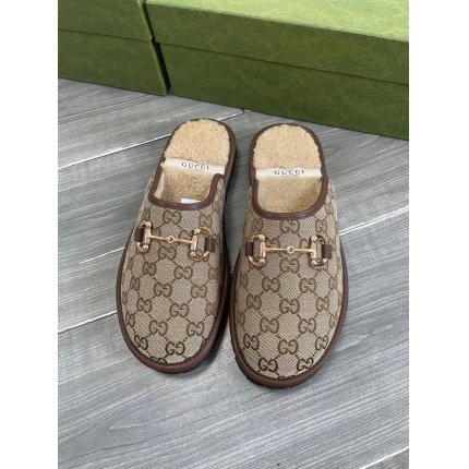 New Arrivals Gucci Fur Slippers Size 36-47 in 199453