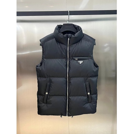 New Arrivals Prada Down Vest Coats For Men in 199488