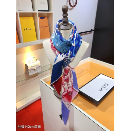 New Arrivals Gucci LightWeight Silk Scarf in 200077