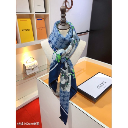 New Arrivals Gucci LightWeight Silk Scarf in 200081