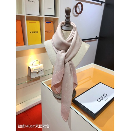New Arrivals Gucci LightWeight Silk Scarf in 200088