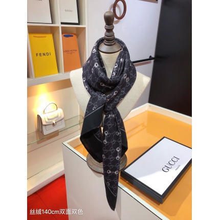 New Arrivals Gucci LightWeight Silk Scarf in 200089