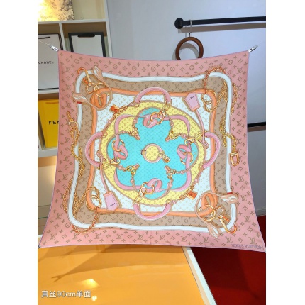 New Arrivals Louis Vuitton LightWeight Silk Scarf in 200110