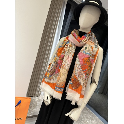 New Arrivals Louis Vuitton Cashmere Scarf in 200139