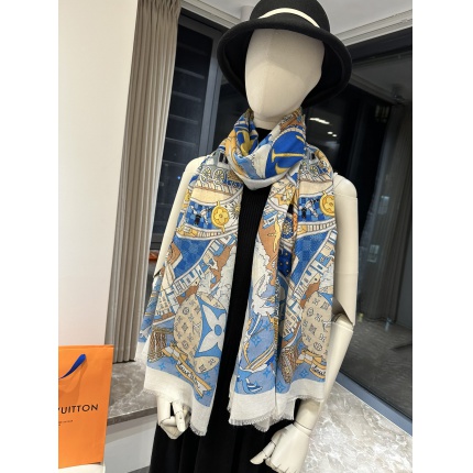 New Arrivals Louis Vuitton Cashmere Scarf in 200140