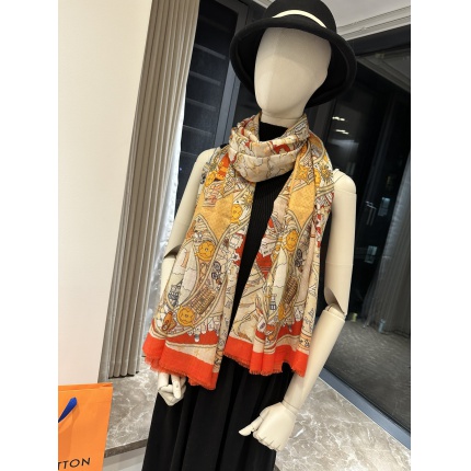 New Arrivals Louis Vuitton Cashmere Scarf in 200141