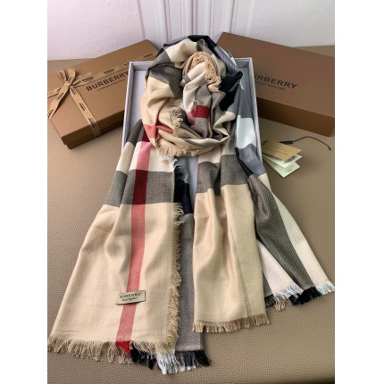 New Arrivals Burberry Cashmere Scarf in 200304
