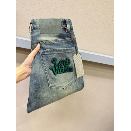 New Arrivals High quality Louis Vuitton Jeans For Men in 200589